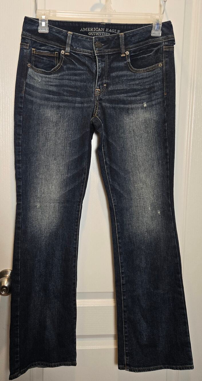 American Eagle Kick boot Stretch 10 R jeans low rise